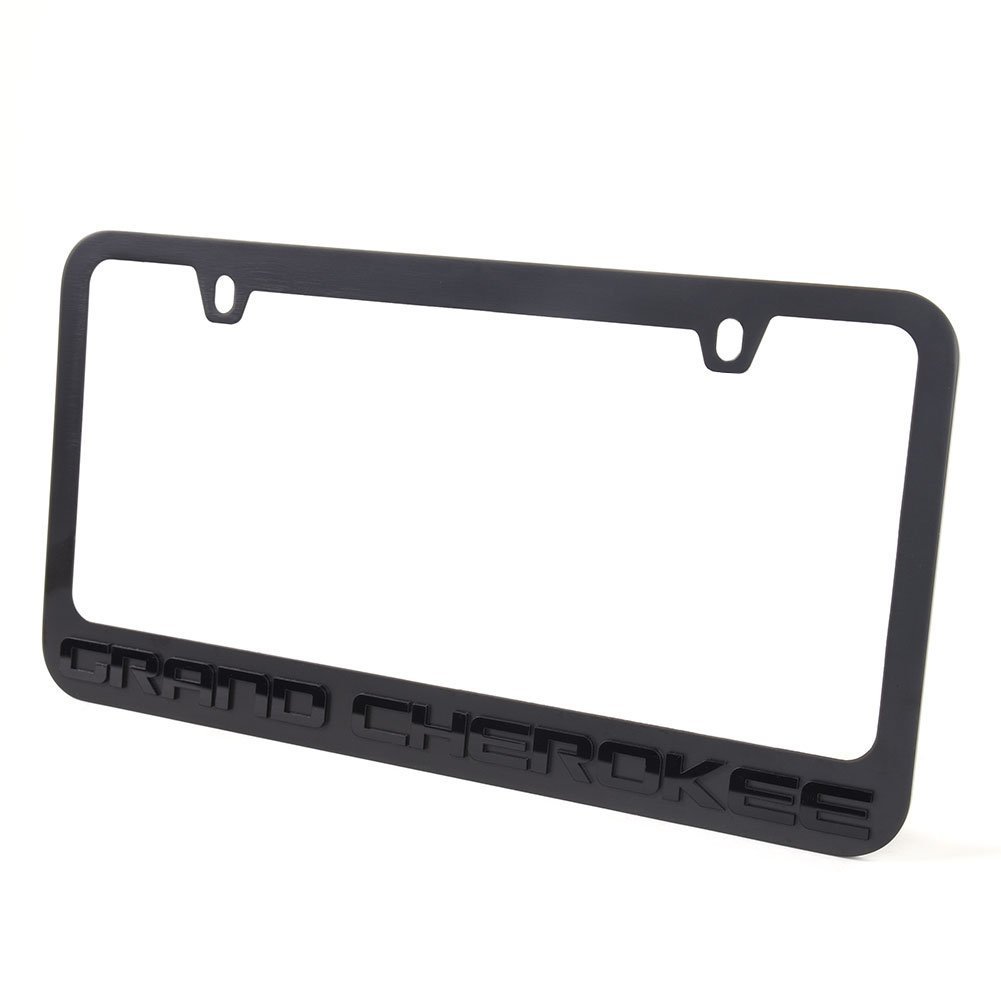 Jeep Grand Cherokee Stealth Blackout License Plate Frame-SR1 Performance