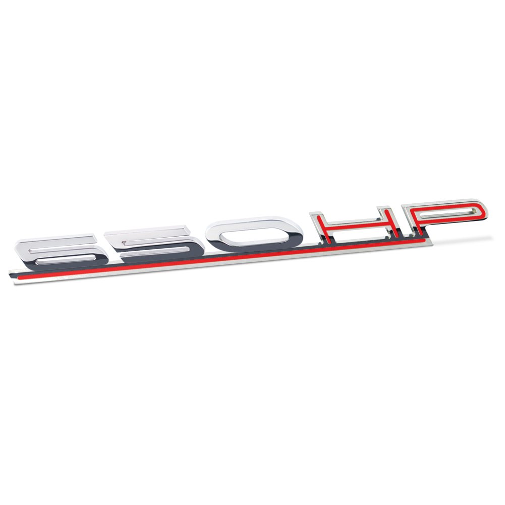 C7 Corvette Horsepower (HP) Billet Chrome Badge (460HP)-SR1 Performance