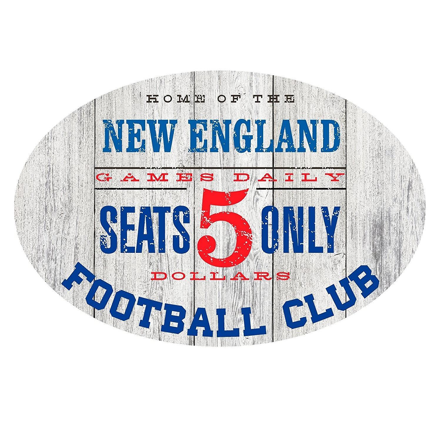 Home of the Denver Football Club Metal Sign Blue/Orange - Oval 12" x 8"-SR1 Performance