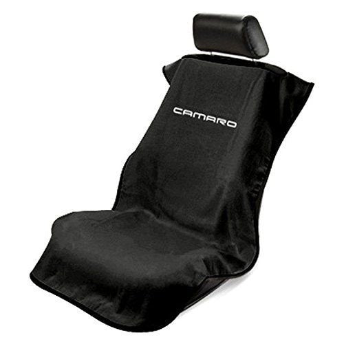 Seat Armour -Black Towel Seat Cover with New Camaro Logo -SA100NCAMB-SR1 Performance