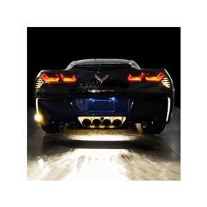 Corvette Rear Fascia/Exhaust LED Lighting Kit - RGB Bluetooth : C7 Stingray, Z51-SR1 Performance