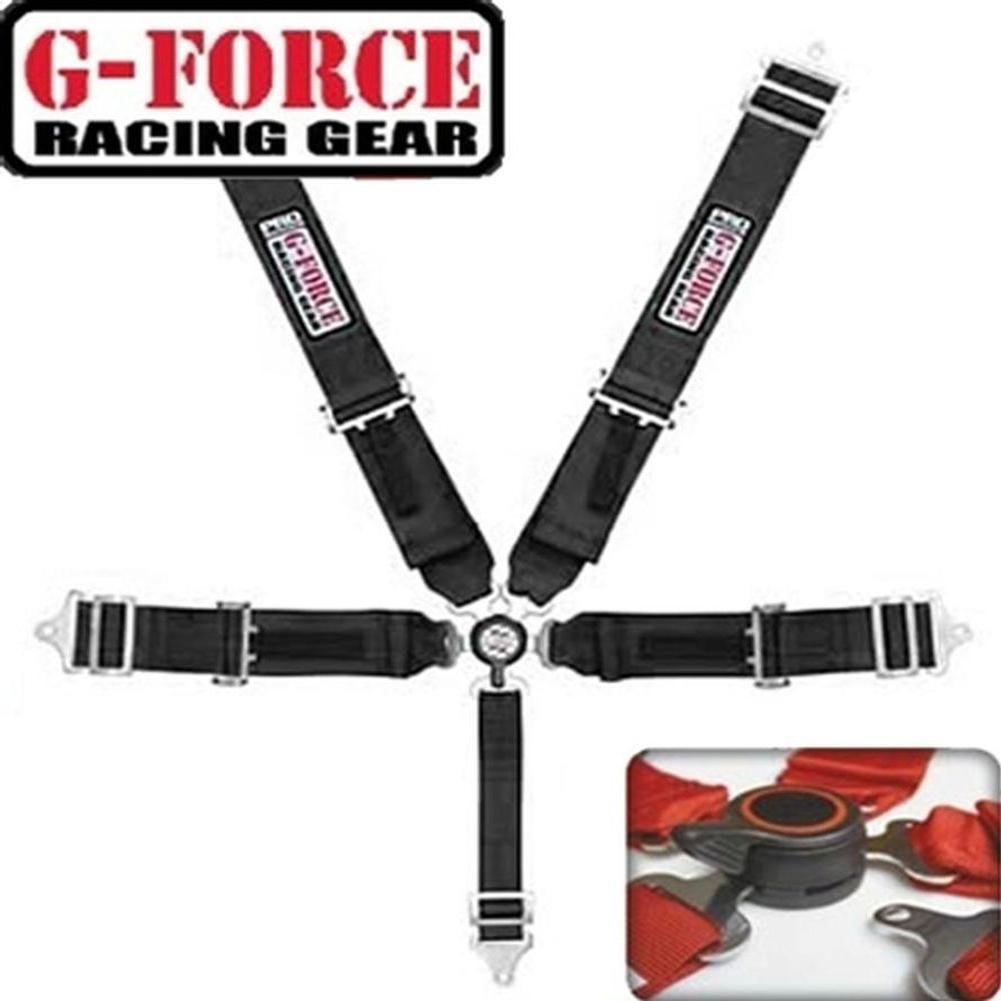 Corvette Shoulder Harness Cam Lock G-Force Racing - 5 Point : Black-SR1 Performance