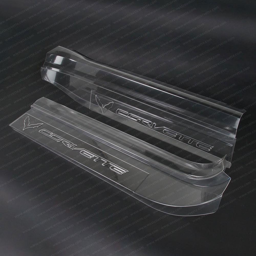 C7 Corvette Clear Door Sill Protectors-SR1 Performance