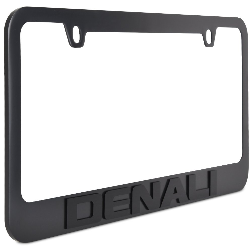 Denali Stealth Blackout License Plate Frame-SR1 Performance