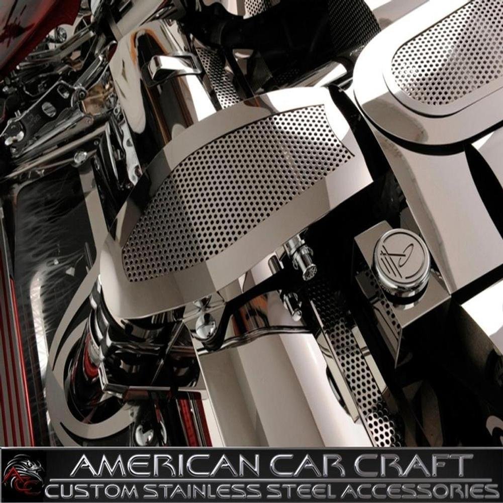 Corvette Air Tube Cover - Perforated Stainless Steel : 1997-2004 C5 & Z06-SR1 Performance