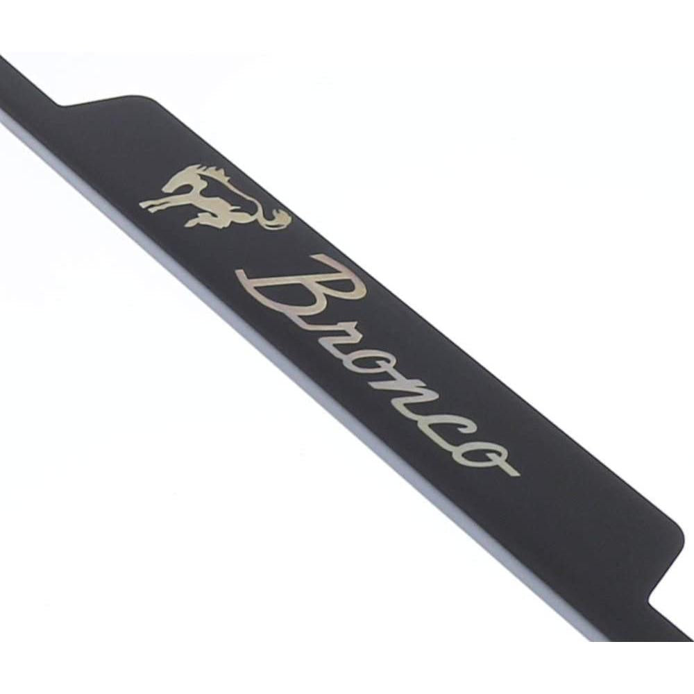 Ford Bronco License Plate Frame - Black-SR1 Performance