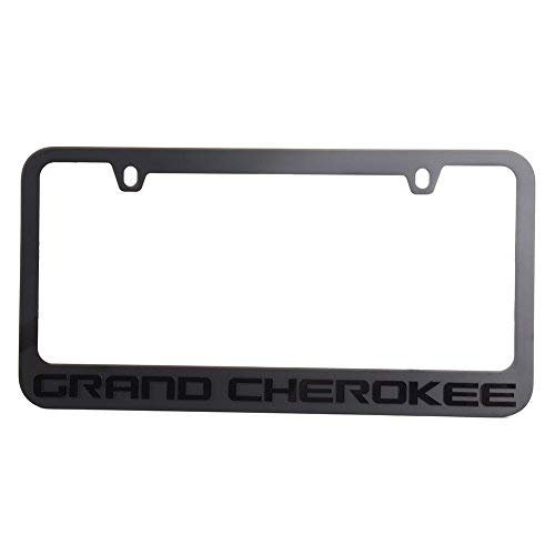 Jeep Grand Cherokee Stealth Blackout License Plate Frame-SR1 Performance