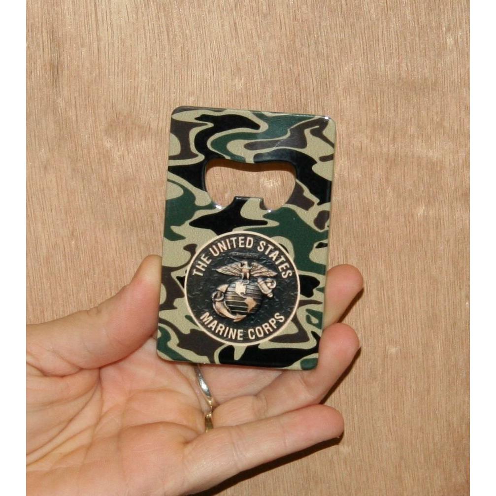USMC Bottle Opener Camo w/ Gold Logo-SR1 Performance