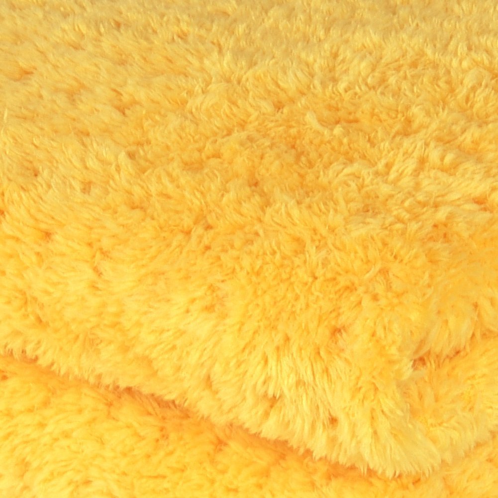 Liquid X Yellow Xtreme Plush Waffle Weave Microfiber Detailing Towel - 16" x 16"-SR1 Performance