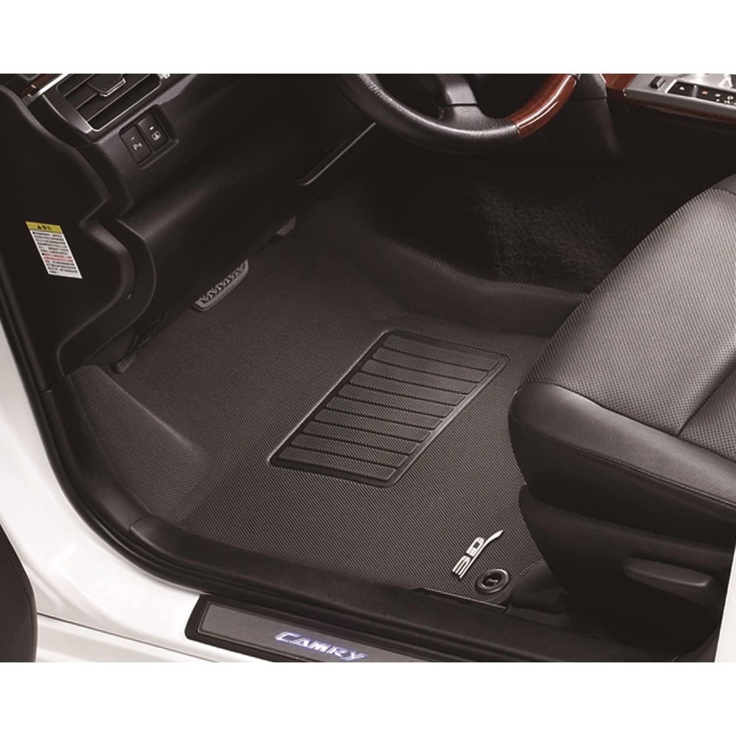 2015-2023 Dodge Challenger 3D MAXpider Custom Fit All-Weather Floor Mat - Black-SR1 Performance