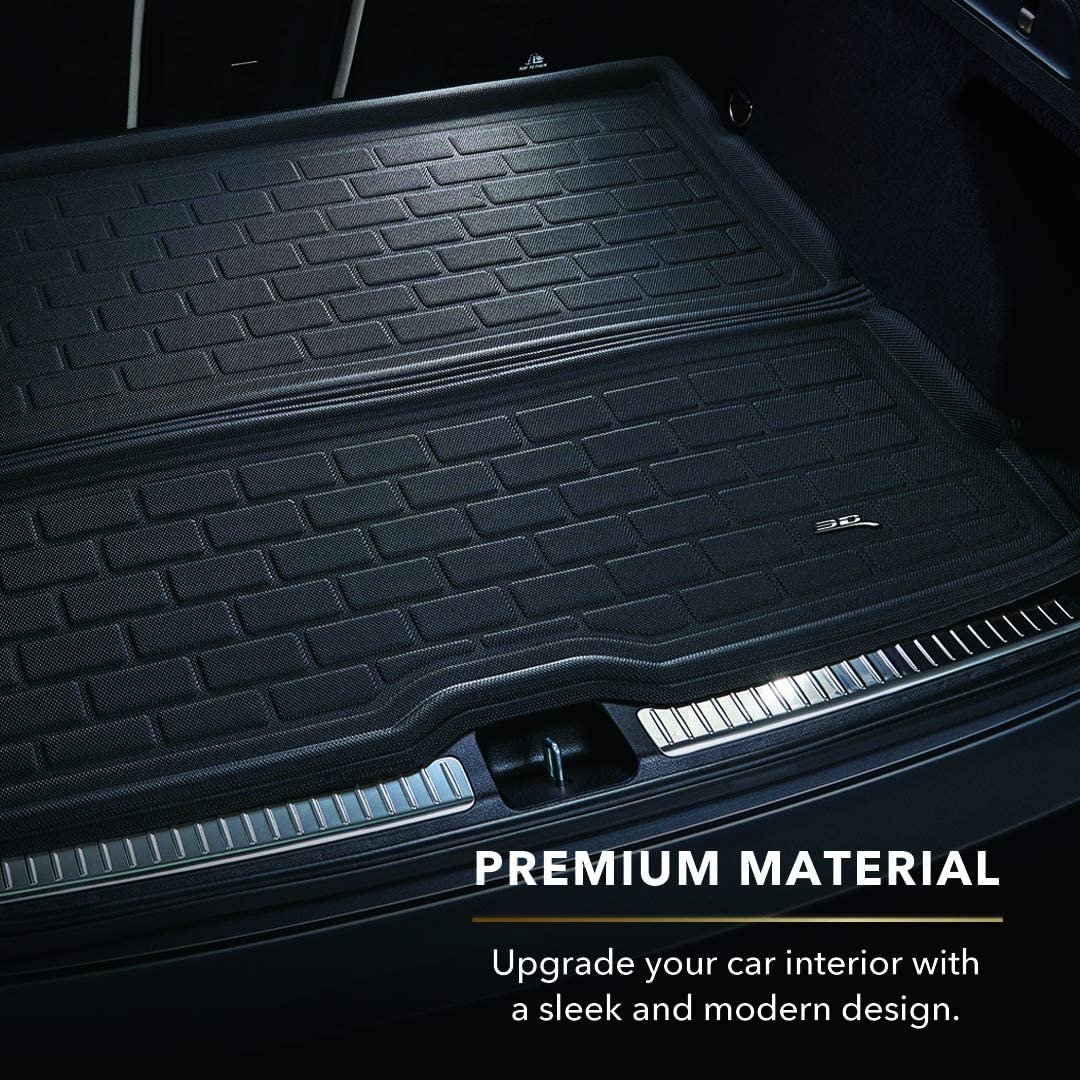 3D MAXpider Tesla Model 3 2021-2022 Kagu Black Rear Cross FOLD Cargo Liner-SR1 Performance