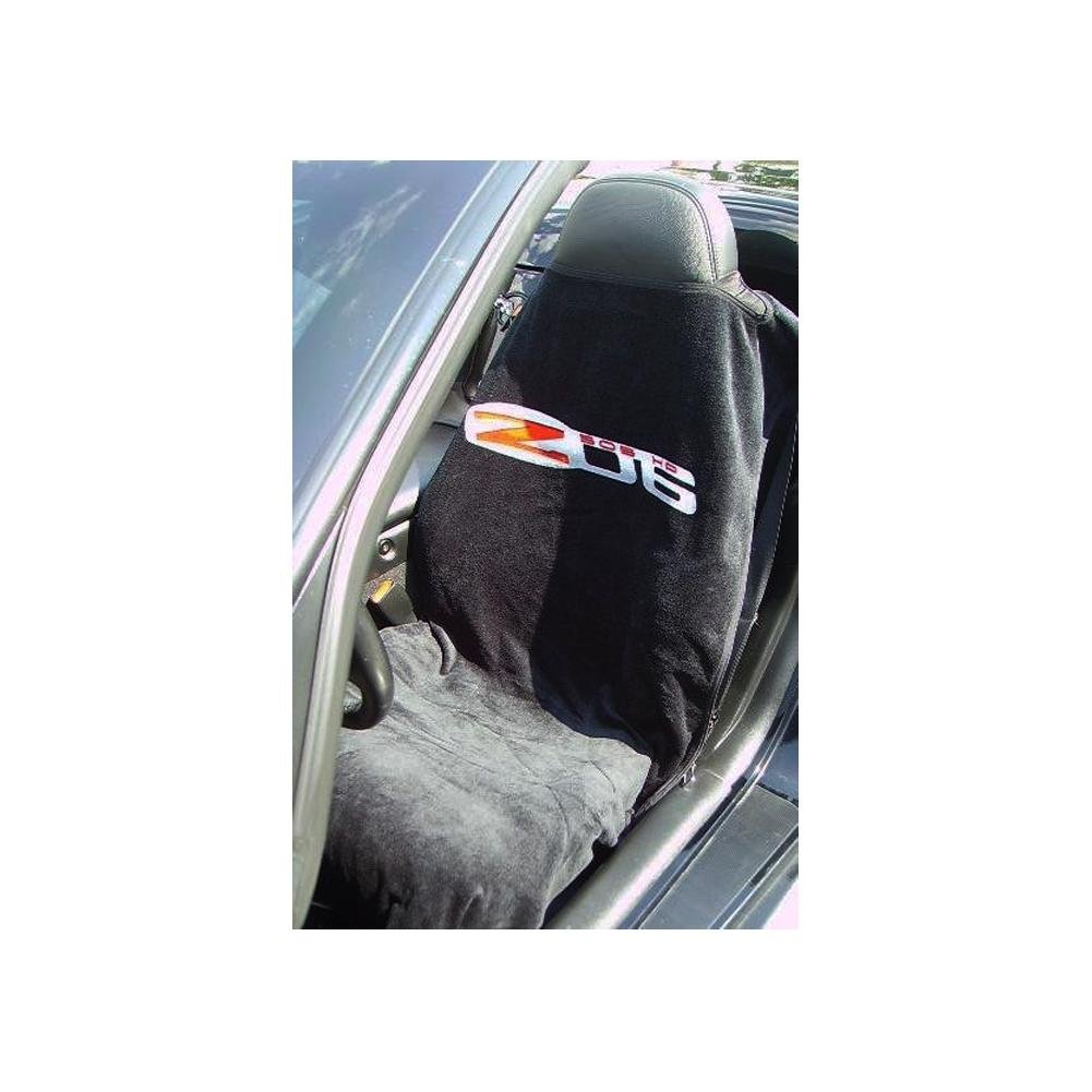 Corvette Seat Armor Protective Cover - Black Pair (Z06)-SR1 Performance