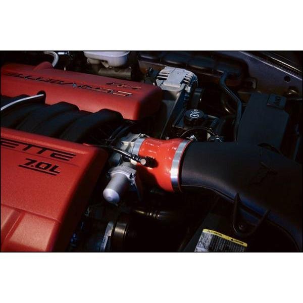 2005-2007 C6 LS2 Corvette Smooth Power Coupler - Red-SR1 Performance
