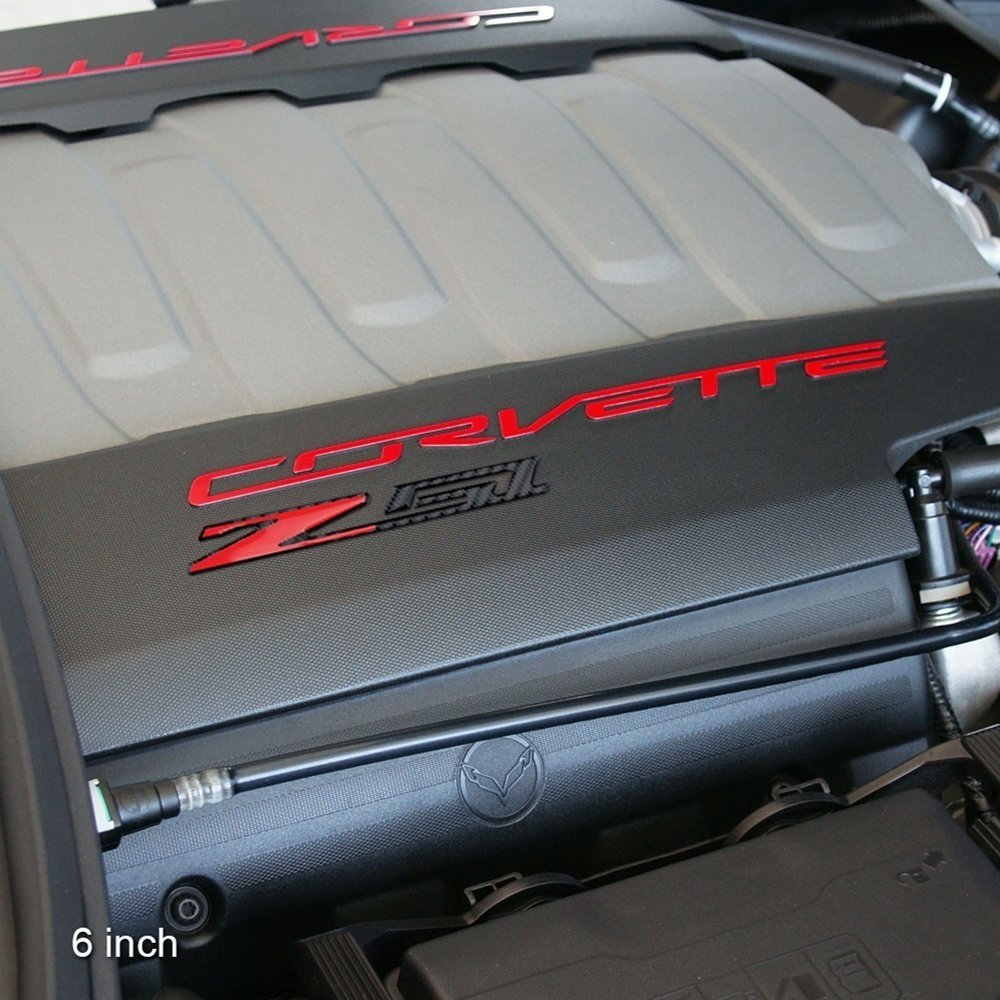 C7, C8 Corvette Z51 Badge Emblem - Domed - Carbon Fiber Look-SR1 Performance