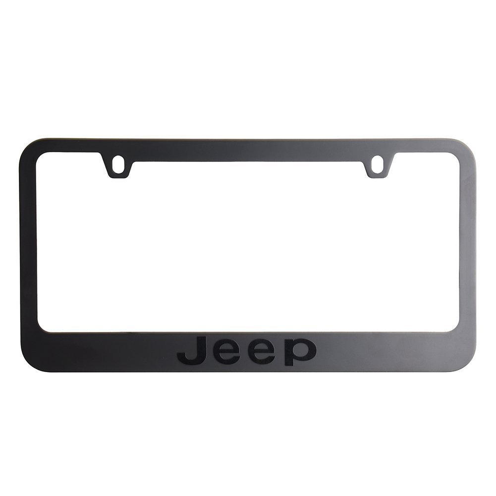 Jeep Stealth Blackout License Plate Frame-SR1 Performance