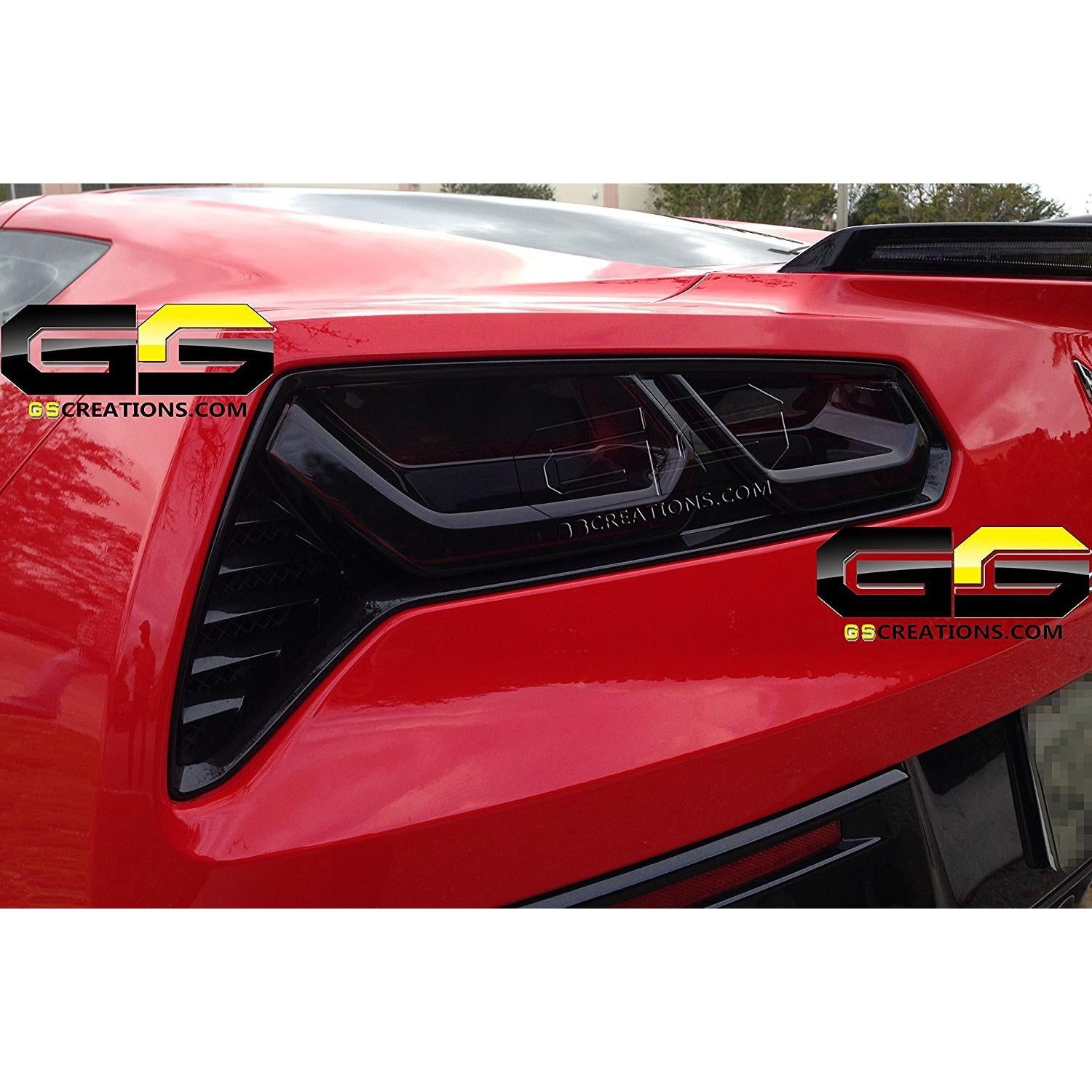 Corvette Blackout Kit - Molded Acrylic Rear Taillights : C7, Stingray, Z51, Z06, Grand Sport-SR1 Performance