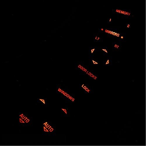 1997-2004 C5 Corvette HUD/DIC/WINDOW SWITCH Interior LED Light Package-SR1 Performance