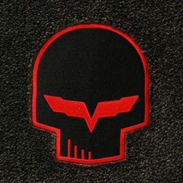 Corvette Floor Mats - Red Jake - C6 Late 2005-2007.5 Front (Post Anchor)-SR1 Performance