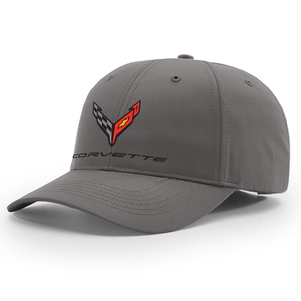 Next Generation C8 Corvette StayDri Performance Hat - Charcoal-SR1 Performance