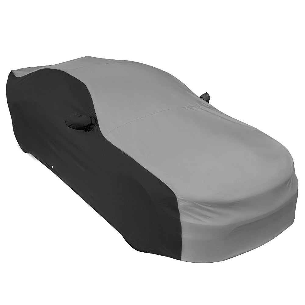 2005-2023 Dodge Charger Ultraguard Plus Car Cover - 300D Indoor/Outdoor Protection - Gray/Black-SR1 Performance