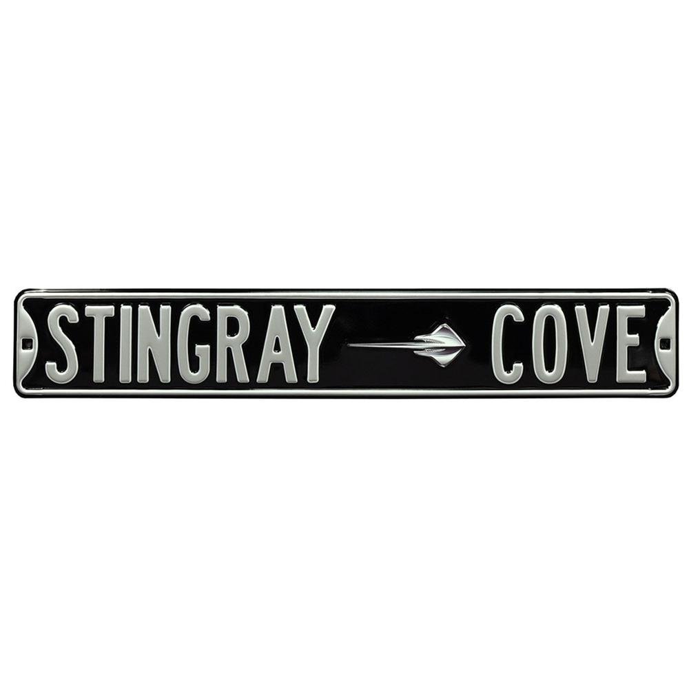 Corvette Stingray Cove - 36" Metal Sign : C7 Stingray, Z51-SR1 Performance