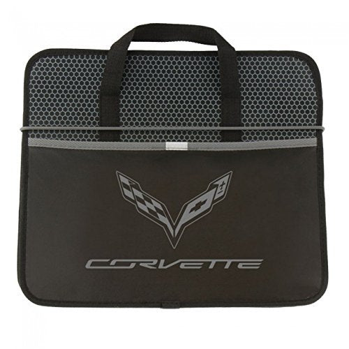 C7 Corvette Trunk Caddy Collapsible with Crossed Flags Logo-SR1 Performance