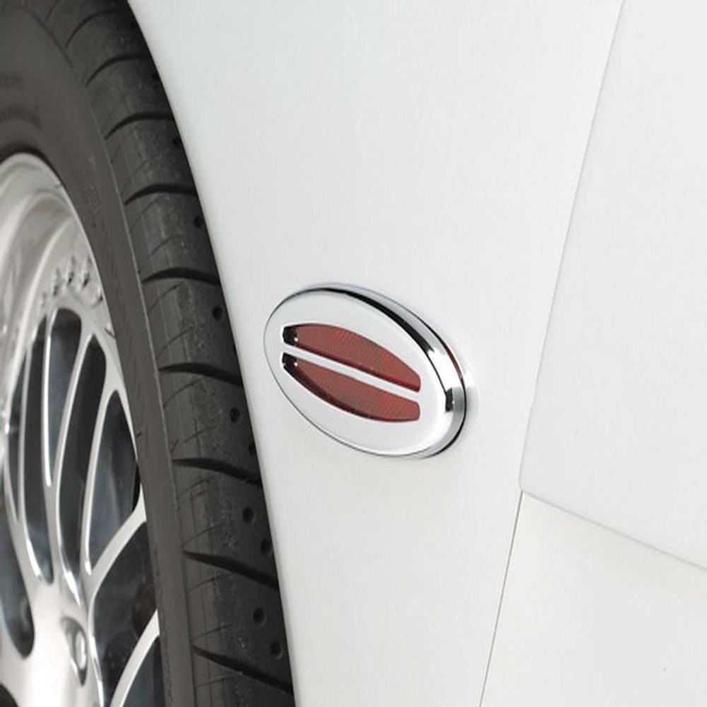Corvette Side Marker Light Covers - Billet Chrome 2 Pc. (Set) : 1997-2004 C5 & Z06-SR1 Performance