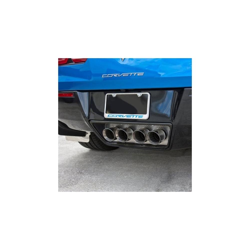 C7 Corvette Stingray Perforated Exhaust Port Filler Panel-SR1 Performance