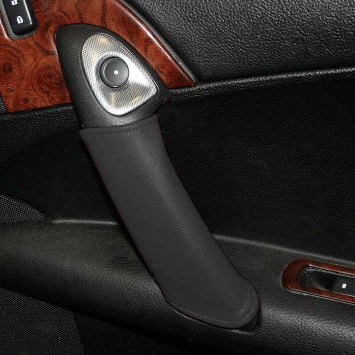 Corvette Door Handle Accent - Leather : 2005-2013 C6,Z06,ZR1,Grand Sport-SR1 Performance