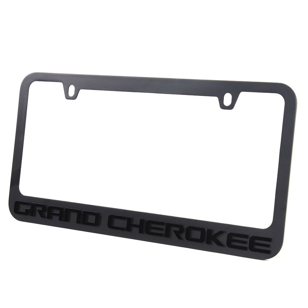 Jeep Grand Cherokee Stealth Blackout License Plate Frame-SR1 Performance