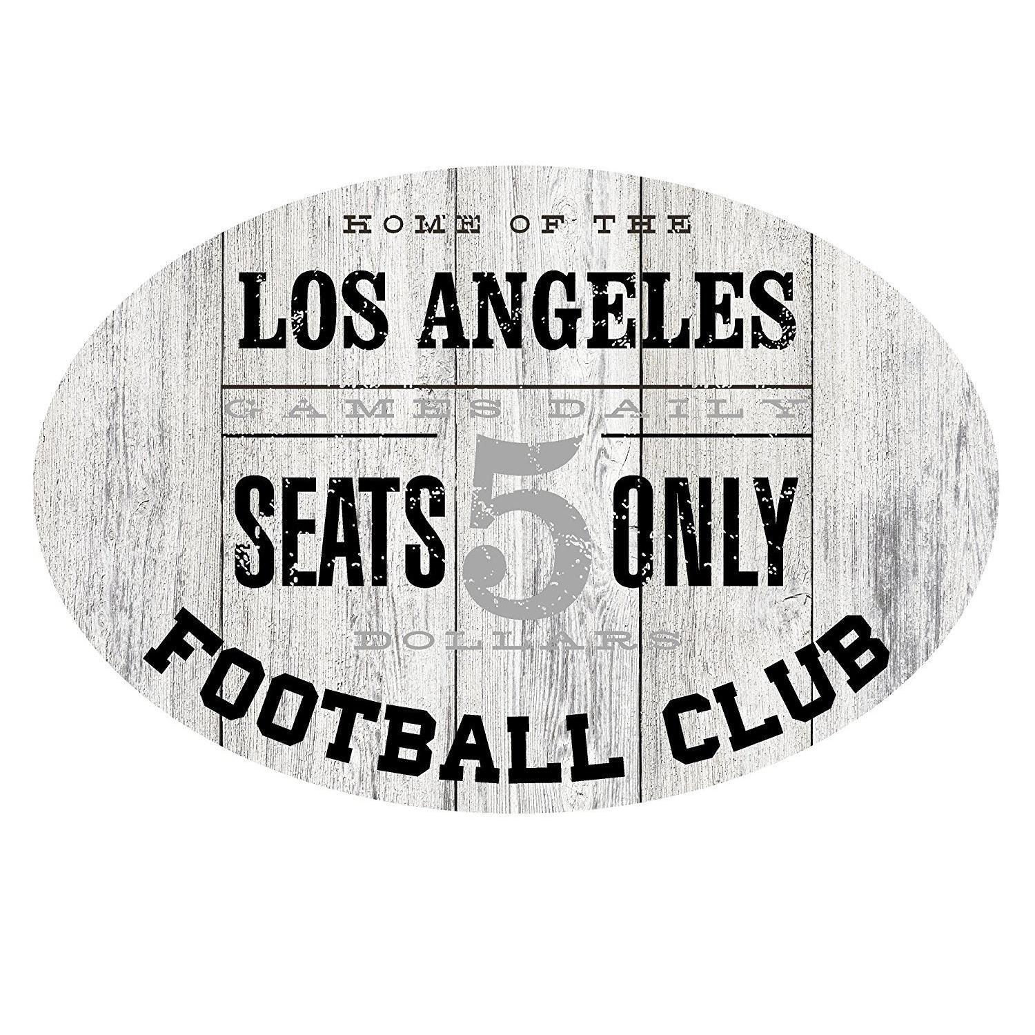 Home of the Denver Football Club Metal Sign Blue/Orange - Oval 12" x 8"-SR1 Performance