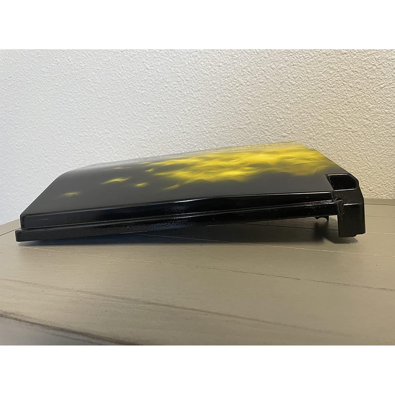 SR1 Performance Custom Air Brushed GM Fuse Lid with Yellow Flames Compatible for 2010-2015 Camaro V6 & V8-SR1 Performance