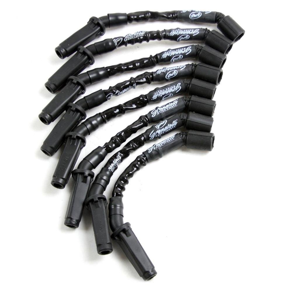 Corvette Spark Plug Wires (Set) - Granatelli Motorsports 8mm Black : C6 2005-2013 LS2/LS7/LS3-SR1 Performance