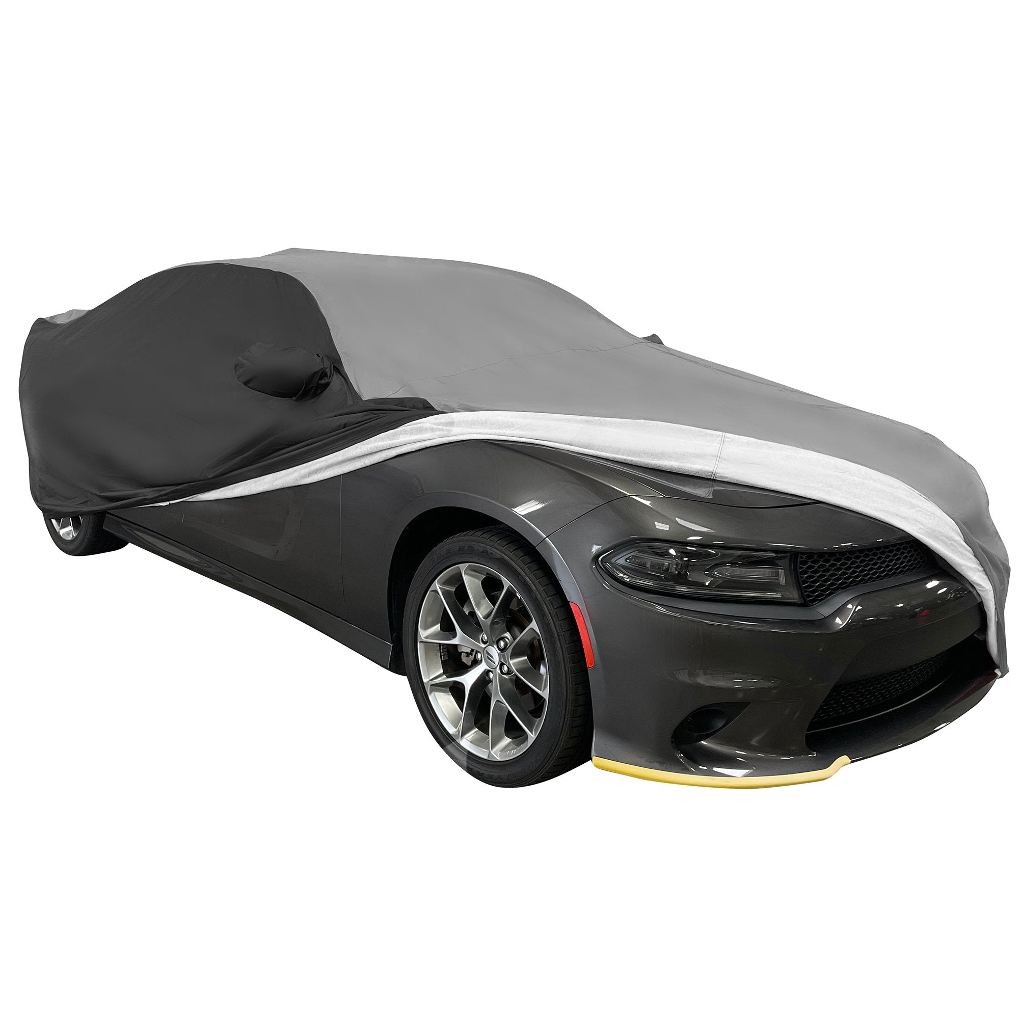 2005-2023 Dodge Charger Ultraguard Plus Car Cover - 300D Indoor/Outdoor Protection - Gray/Black-SR1 Performance