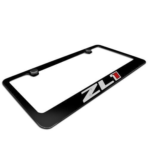Camaro ZL1 License Plate Frame - Black-SR1 Performance