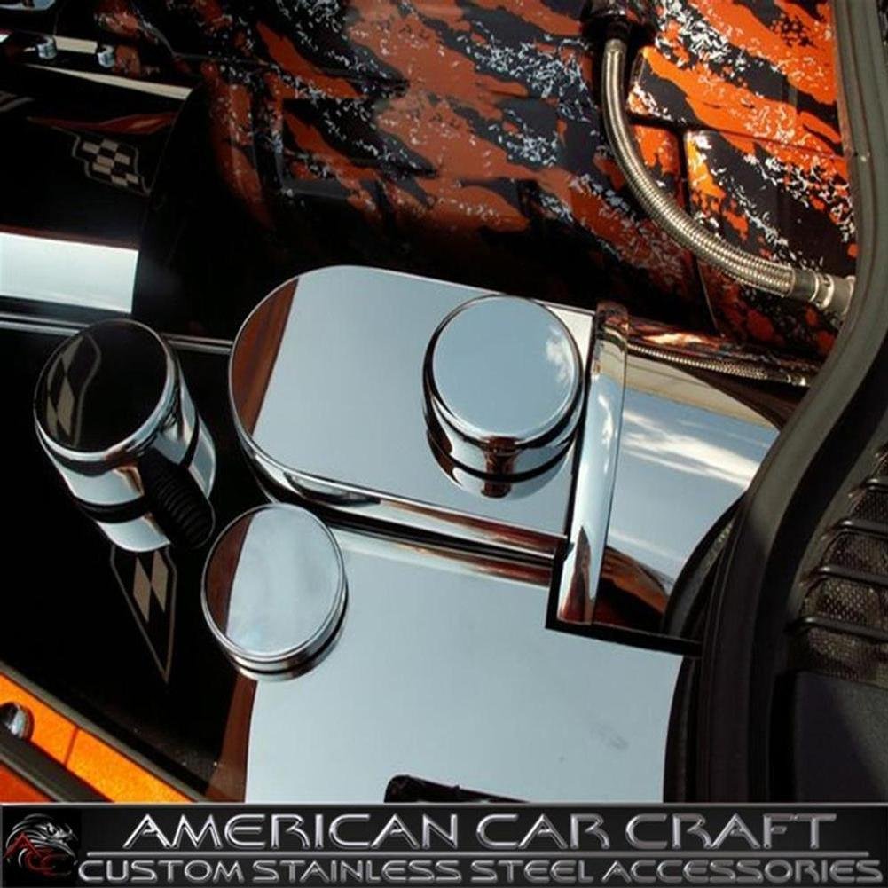 2009-2013 C6 Corvette Brake Booster Cover - Polished Stainless Steel-SR1 Performance