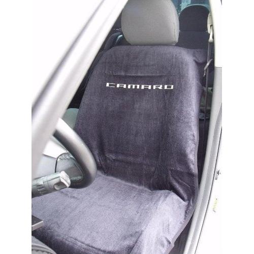 Seat Armour -Black Towel Seat Cover with New Camaro Logo -SA100NCAMB-SR1 Performance