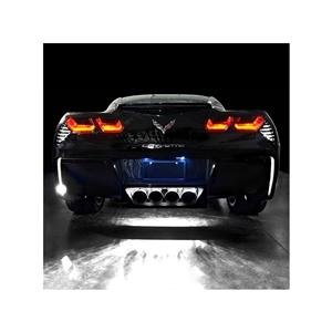 Corvette Rear Fascia/Exhaust LED Lighting Kit - RGB Bluetooth : C7 Stingray, Z51-SR1 Performance