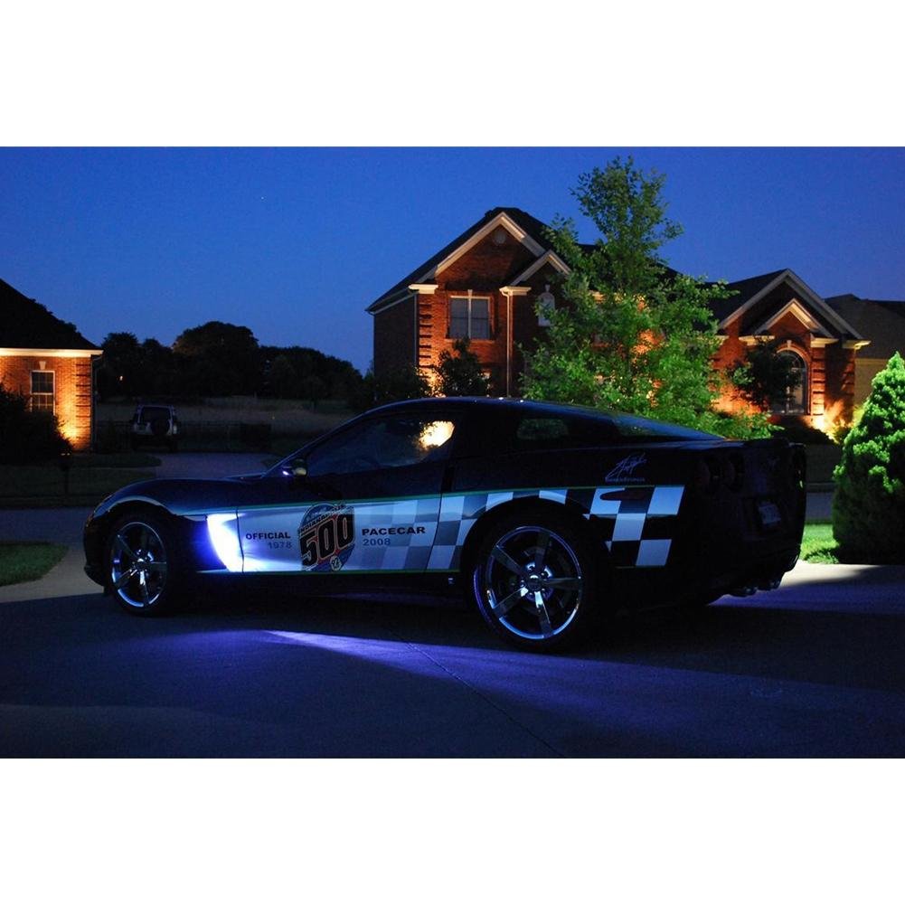 Corvette Fender Side Cove LED Lighting Kit with Standard Remote : 2005-2013 C6, Z06, ZR1-SR1 Performance