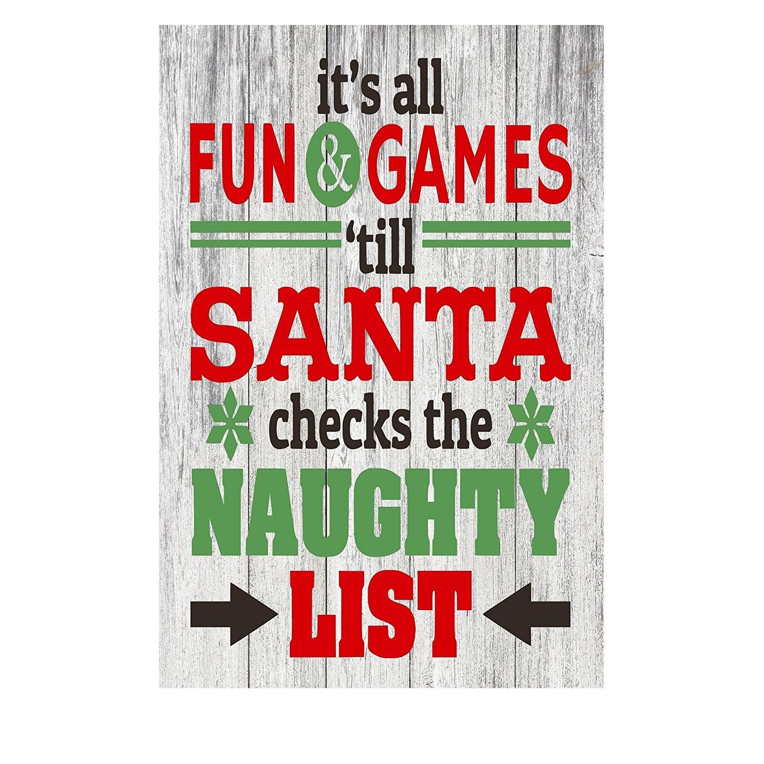 Christmas Quote Decor Metal Sign - 12" x 8"-SR1 Performance