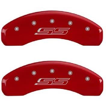 MGP Caliper Covers 14036SCS5RD Caliper Cover with Red Powder Coat Finish, (Set of 4)-SR1 Performance