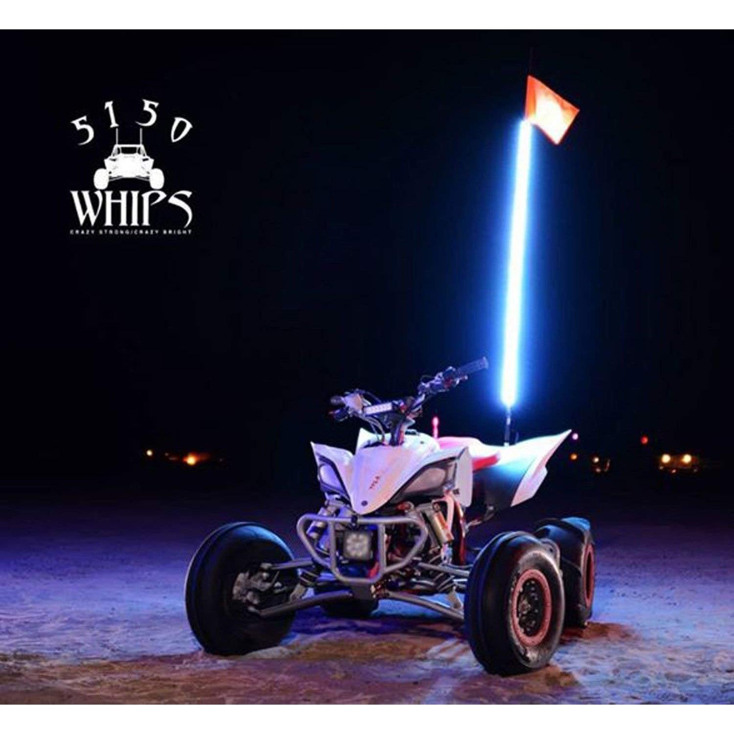 5150 Whips High Powered LED Color Changing Whip with Wireless Remote-SR1 Performance