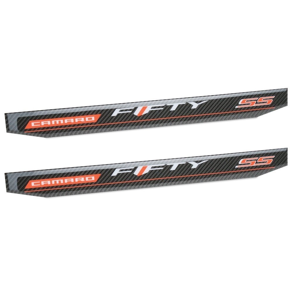 Camaro Door Sill Plates - Camaro 50th : Carbon Fiber 2016+ (Camaro 50th Only)-SR1 Performance