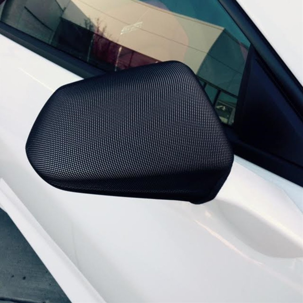 NoviStretch Mirror Covers - 6th Gen Camaro, 6th Gen Mustang & Dodge LX-SR1 Performance