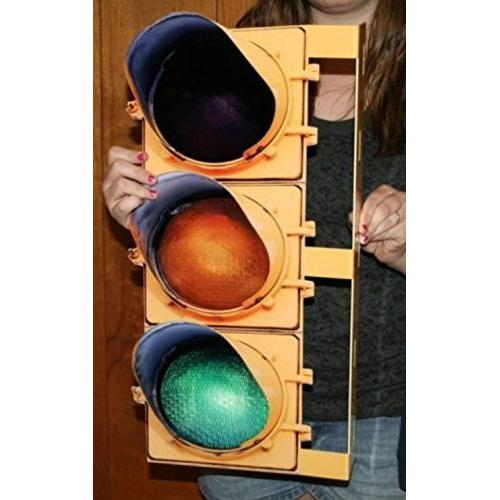Large Stop Light/Traffic Light Double Sided Metal Wall Sign - 24" x 12"-SR1 Performance
