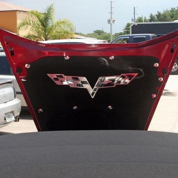 Corvette Hood Liner Fasteners 15 Pc. Kit - Chrome Look : C5,C6,Z06,ZR1,Grand Sport-SR1 Performance