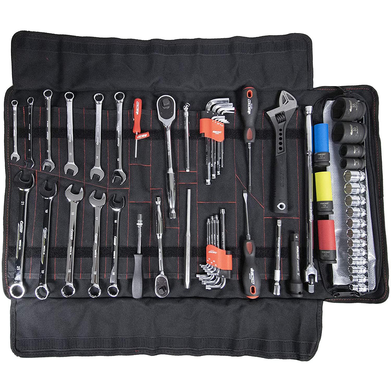 BOXO USA Heavy Duty Off-Road KOH Tool Bag & 80 Piece Tool Set PA917-SR1 Performance
