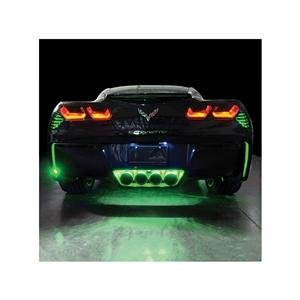 Corvette Rear Fascia/Exhaust LED Lighting Kit - RGB Bluetooth : C7 Stingray, Z51-SR1 Performance