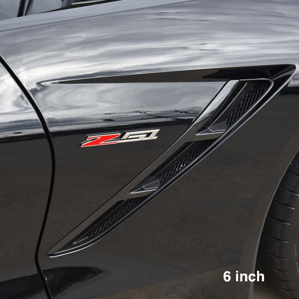 C6, C7 Corvette Z51 Billet Aluminum Chrome Plated Badge/Emblem-SR1 Performance