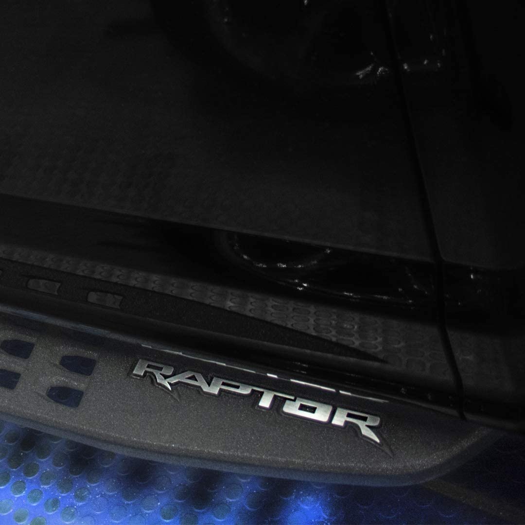 American Car Craft Stainless Steel RAPTOR Running Board Emblems | 2017-2020 Ford Raptor-SR1 Performance